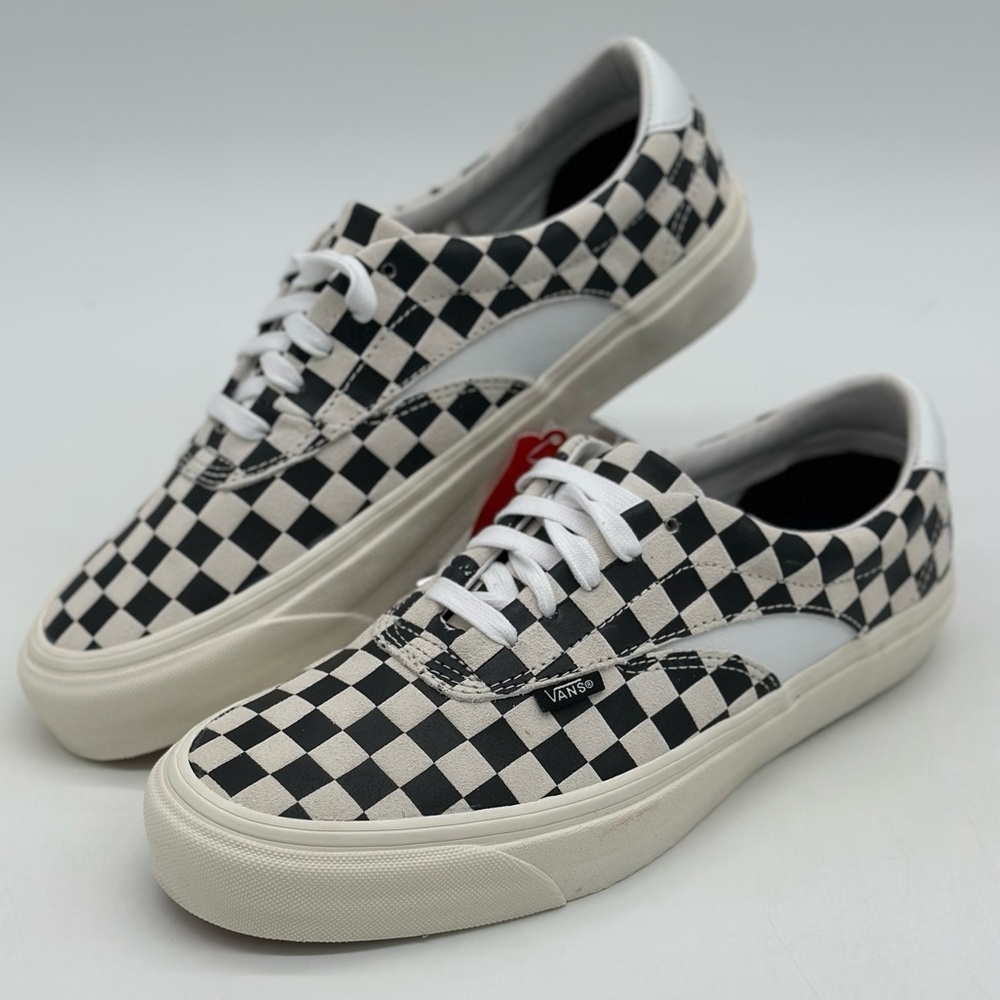 Vans Black and White Checkerboard Skate Sneakers